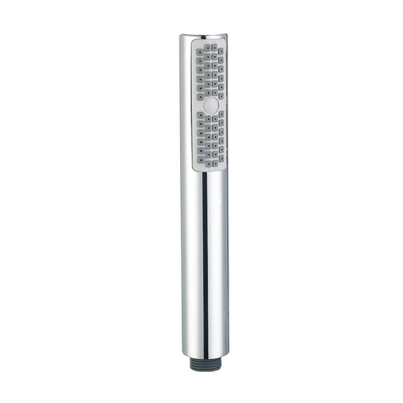 1F1818H Single Function Modern ABS Cylinder Shape Handheld Shower Head ,Surface Chromed