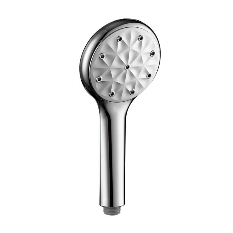 1F8001-1 Single Function Modern Plastic Chromed Handheld Shower Head  For Bathroom